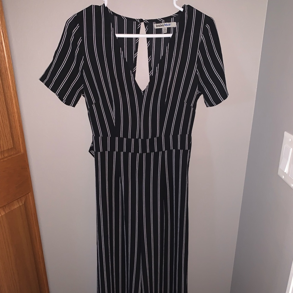 Striped Jumpsuit